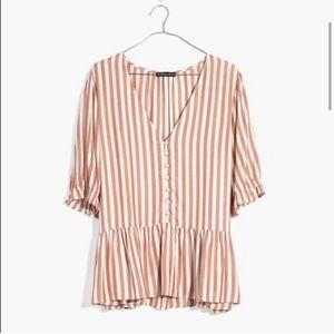 Size Striped Madewell Shirt